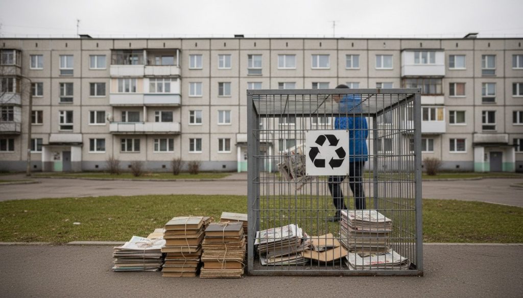 Макулатура в пункте приёма