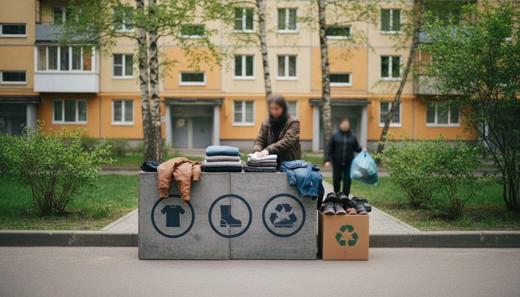 Куда сдать старую одежду в Москве